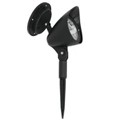 LED solarna lampa JOKER LED/1,2V 100 mAh 4000K 31,5 cm IP44 crna
