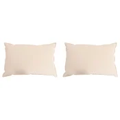 vidaXL vidaXL Vzglavnik 2 pcs Bež 60 x 70 cm Kapok Svinčnik, (5000294697)