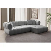 ATELIER DEL SOFA Ugaona garnitura Petra Right Grey
