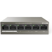 IP-COM Switch PoE - F1106P-4-63W (6x100Mbps; 4 af/at PoE port; 58W)