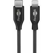 Kabel USB-C - Apple Lightning Goobay Black 2 m