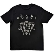 Bad Omens Majica Ram Skull Unisex Black 2XL