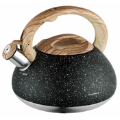 Greatstore klausberg granitni čajnik na les s piščalko 2,7 l kb-7282