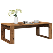 Stolic za kavu boja starog drva 102x50x35 cm konstruirano drvo