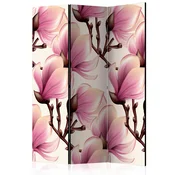 artgeist Paravan Blooming Magnolias, Dvostranski, 3-Delni