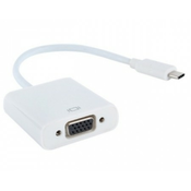 E-GREEN Adapter USB 3.1 tip C (M) - VGA (F) beli ( 863 )