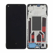 Oppo Reno 8 CPH2359 - LCD zaslon + steklo na dotik + okvir (Shimmer Black) OLED
