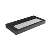 Redo 01-3016 - LED zidno svetlo LAMINA 2xLED/15W/230V CRI 90 crna