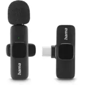 Hama Smart Wireless Crno Lavalier (bubica) mikrofon