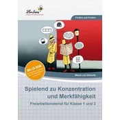 Spielend zu Konzentration und Merkfähigkeit, m. CD-ROM