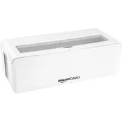 Amazon Basics Kabelbox velika, bela - za skrivanje in organizacijo kablov