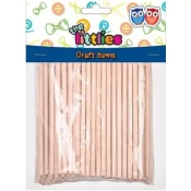 Natur lesene palice 4x100mm 100-delni paket dekorativnih okrasov