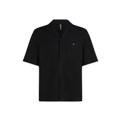 Karl Lagerfeld Srajca  Strukturiertes Strand-Shirt   črna