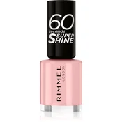 Rimmel 60 Seconds Super Shine lak za nohte odtenek 722 All Nails On Deck 8 ml