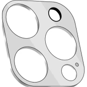 Zaščitno steklo za zadnjo kamero iPhone 15/15 Plus