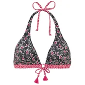 LASCANA Bikini zgornji del roza / črna / bela