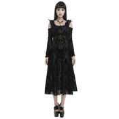Ženska obleka DEVIL FASHION - Gothic Flocked - SKT163