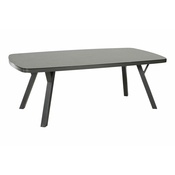 Miza Detroit iz aluminija - barva aluminija: antrazit, dolžina: 2000 mm, širina: 1000 mm, 720 mm