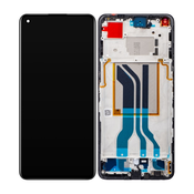Realme GT 2 5G RMX3310 RMX3312 - LCD zaslon + steklo na dotik + okvir (Steel Black) OLED