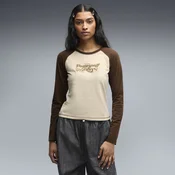 PUMA x POWERPUFF GIRLS Slim Long Sleeve Tee Women, Clothing, Alpine Snow, L