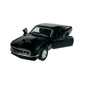 shumee WELLY STARODOBNI AVTOMOBIL 1969 FORD MUSTANG BOSS 429 ČRNA 1:34 43713