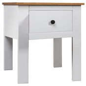 Nocni ormaric od borovine bijeli 46x40x57 cm asortiman Panama