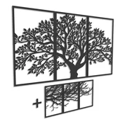Lesena stenska dekoracija drevo 1 + dodatna slika drevo 150 X 80 CM + dodatna slika