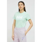 Helly Hansen T-Shirt W Hh Logo ženske Oblačila Majice 34112419 Zelena