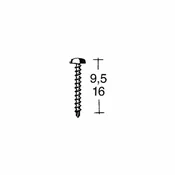 pritrdilni material KNAUF VIJAK LB 3.5 X 9.5 MM PROF.NA KOV.PODK. Z=100K