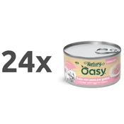 Oasy Cat Natury Kitten fileji v juhi, konzerva - piščanec in jajca - 85 g 24 x 85 g