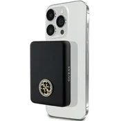 Guess Induktivna prenosna baterija 5W 3000mAh MagSafe črne barve