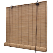 vidaXL Rolo zavjesa od bambusa smeda boja 140 x 160 cm