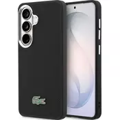 Lacoste Petit Pique Metal Logo magnetni zadnji pokrov za Samsung Galaxy S26 črn