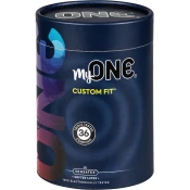 MyOne Maxi-Pack: Custom Fit, size 60H, 36 condoms