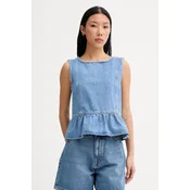 Marc OPolo bluza z volančki ženska denim