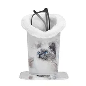 Mehak podložen etui za očala | COZYGLASS, Siva