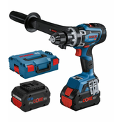 BOSCH GSB 18V-150 C Akumulatorski udarni vrtalni vijačnik (2x 8,0 Ah ProCORE18V + GAL 1880 CV, v L-Boxx-u)