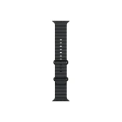 Apple Watch 49mm Band: Black Ocean Band - Black Titanium Finish