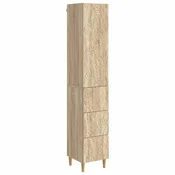 Vidaxl Set omar 2 szt. Sonoma hrast 33 x 34,5 x 90 cm Inženirski les