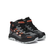 Skechers Gležnjarji S-Lights Waterproof: Storm Blazer - Glow Trail 406381L/BKCC Siva