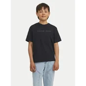 Jack & Jones Junior Majica Star 12237435 Črna Relaxed Fit