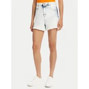 Versace Jeans Couture Jeans kratke hlače 78HAD51R Modra Straight Fit