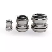 slomart Kovinska kabelska uvodnica - ponikljana medenina - MPG-36 z matico IP68, za kable s premerom 25-33mm