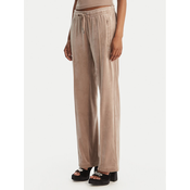 Juicy Couture Hlače TINA  temno siva / transparentna