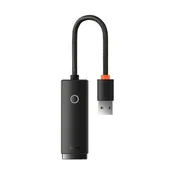 Baseus Lite USB Type-A Megabit Ethernet adapter, crni WKQX000001