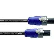 CORDIAL zvočnik kabel (1x tip SPK vtič - 1x tip SPK vtič), (15m), črn