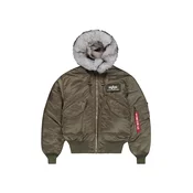 ALPHA INDUSTRIES Prehodna jakna 45P oliva/bela