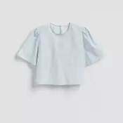 Reserved - Pamučna bluza sa cvetnim dezenom