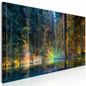 Slika - Pond in the Forest (1 Part) Narrow 150x50