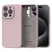 Silikonski ovitek Mag mat za magnetni MagSafe za IPHONE 15 PRO
